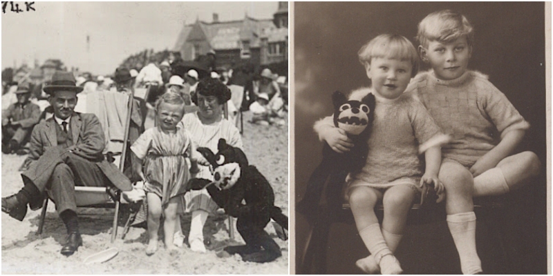 16 Vintage Photos of People Posing With Their Felix the Cat Dolls From the 1920s _ US Memories _ LINH