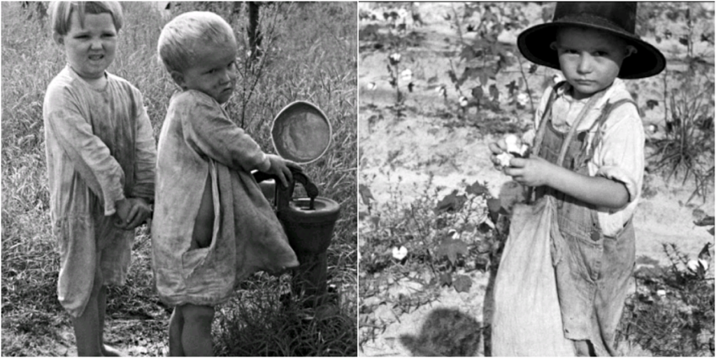 25 Vintage Photographs Capture Daily Life of American Children During the Great Depression_top1