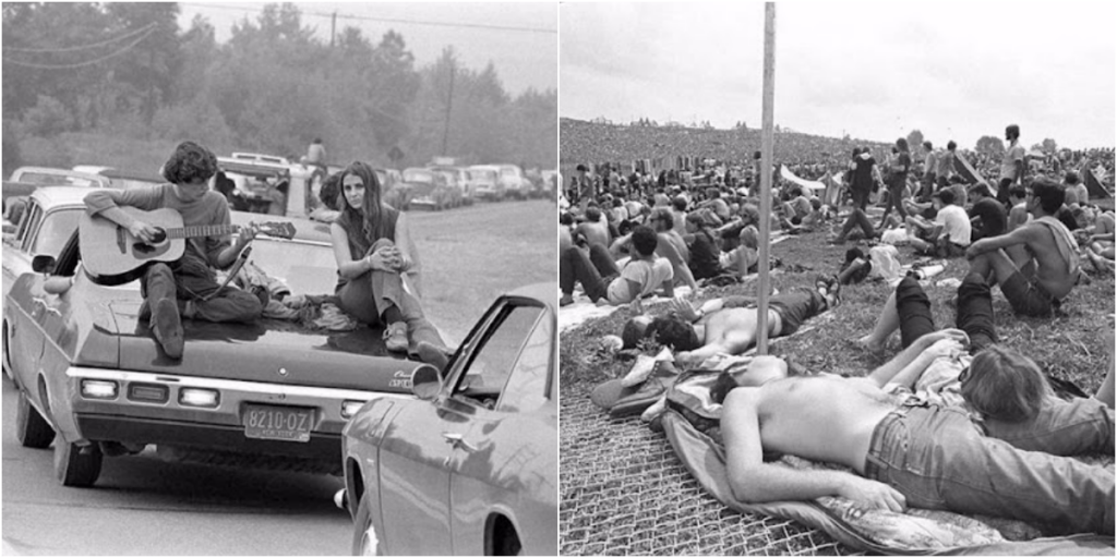 30 Rare and Amazing Black and White Photographs of the 1969 Woodstock Festival Taken by Baron Wolman_top1