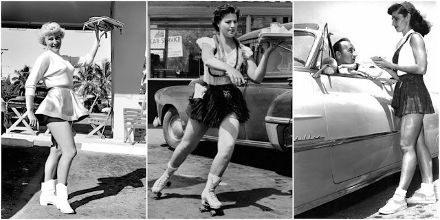 30 Vintage Photographs of Pretty Carhop Girls From Between the 1940s and 1960s_m