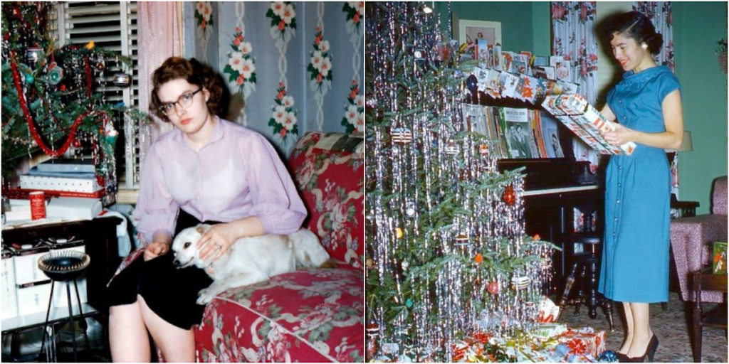 40 Vintage Photos of Living Rooms During the ’50s Christmas Time_top1