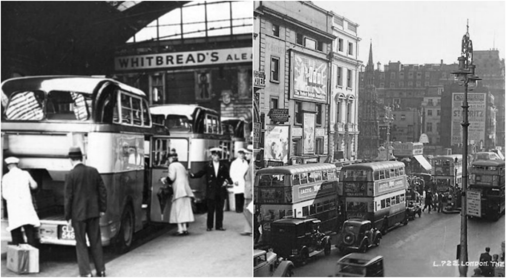 44 Rare Vintage Photos of London Buses in the 1930s_ml