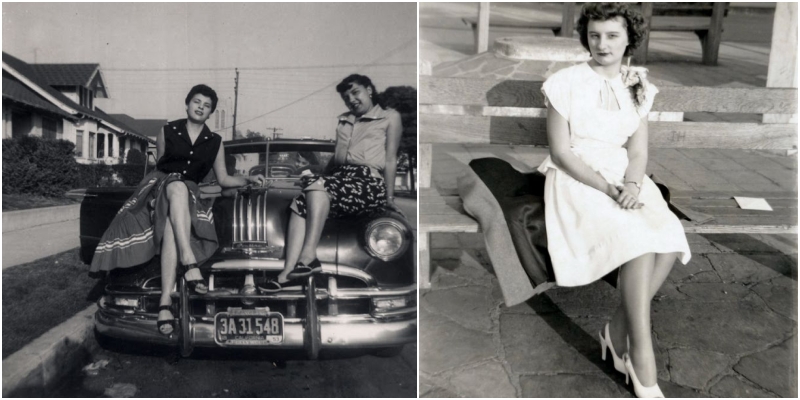 45 Amazing Found Photos That Defined Fashion Styles of ’50s Women _ US Memories _ LINH