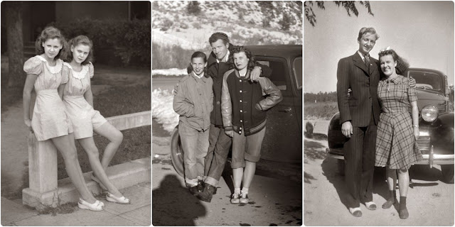 45 Cool Photos Defined the 1940s Teenage’s Fashions _ US Memories _ LINH