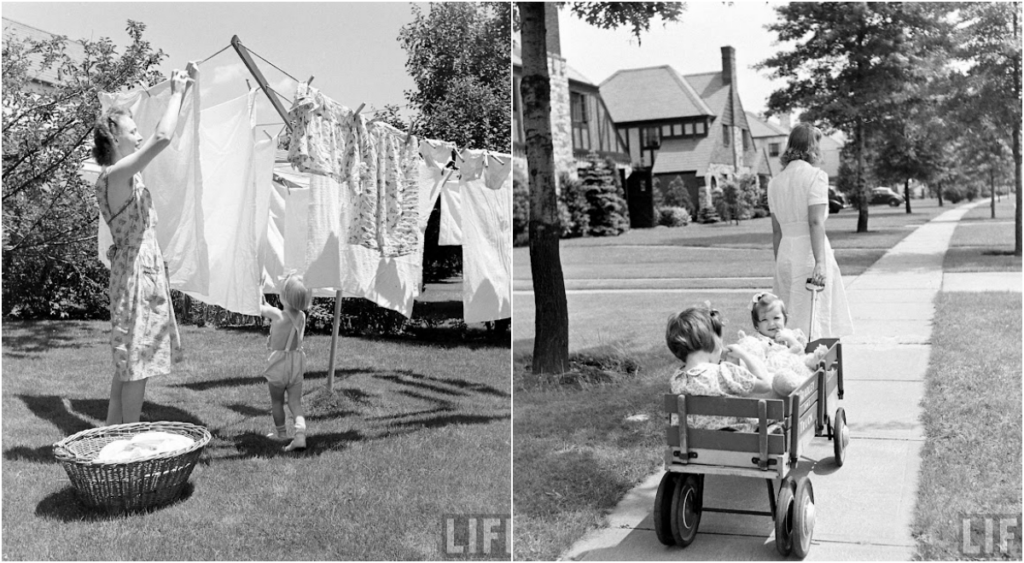 50 Vintage Photographs That Capture Suburban Life in New York State in the 1940s_ml