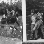 Black and White Photos Show the Life at the School Bus Stop in New Jersey in the Early 1970s_top1