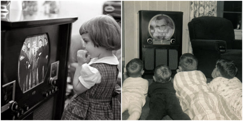 Captured Moments: 25 Vintage Snapshots of Children Enthralled by Pre-Internet TV_trunghinhsu