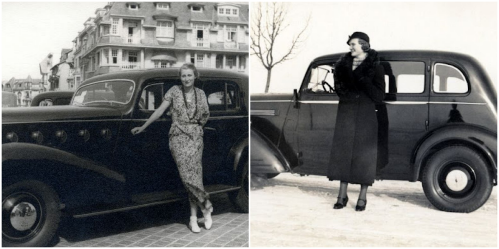 “Capturing Elegance: Vintage Photos of Women and Automobiles Setting Fashion Trends in the 1930s”_trunghinhsu