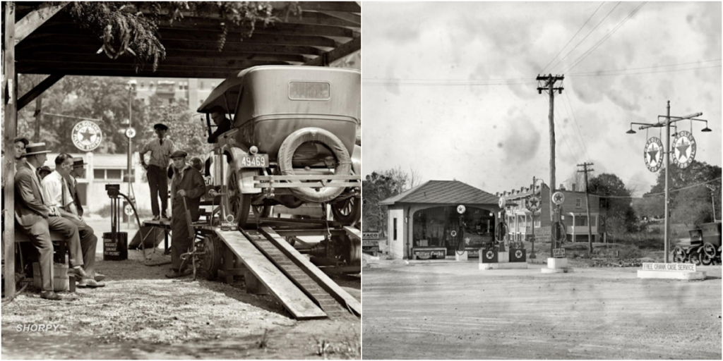 Discover the Charm of Yesteryear: A Visual Tour of American Gas Stations from the 1920s to the 1940s Through Vintage Photographs_top1