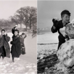 England in Winter – Beautiful Vintage Black and White Photos Capture People Having Fun During Cold Season in the 1960s