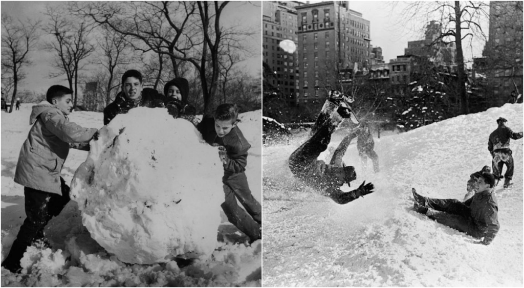 Fascinating Vintage Photos of People Having Fun in Snow-Covered Central Park_ml