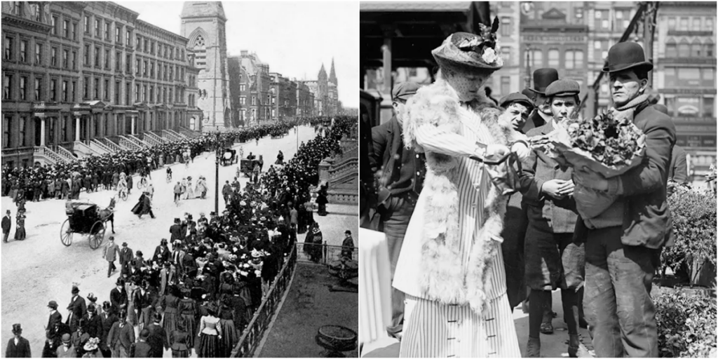 Historical Photos of the New York’s Easter Parade, Capturing the City’s Most Prominent Socialites, 1900s-1930s_top1