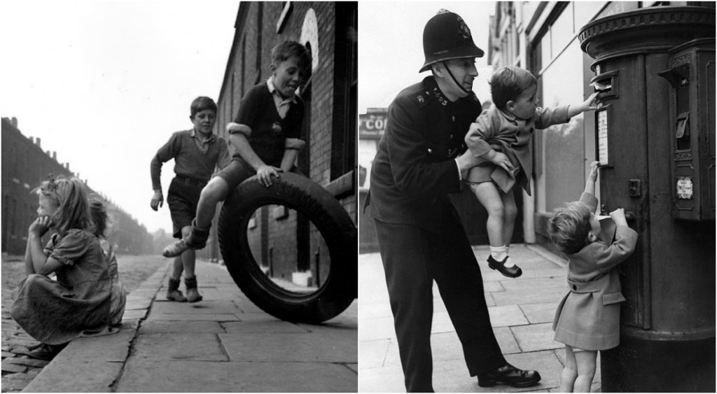 Impressive Vintage Photos Capture Street Moments of Children in England During the 1950s_ml