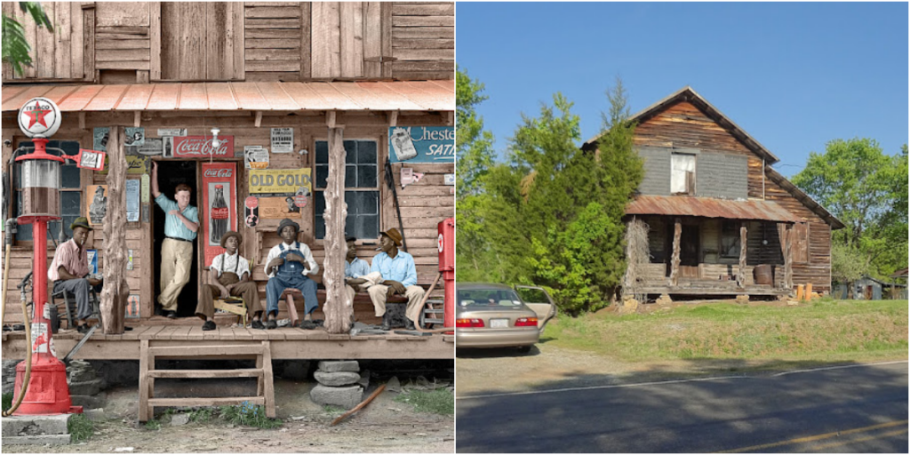 Interesting Pictures of a Country Store on Dirt Road in North Carolina, 1939; And Surprise That It Is Still Standing More Than 70 Years Later!_top1