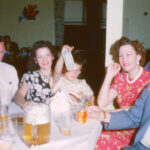 Intimate Found Snaps of a Going Away Party in 1950_Lap