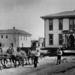 Moving entire houses by horses, 1890-1910_Lap