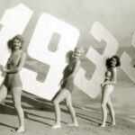 New Year on the Beach – 20 Interesting Vintage Photos of Women Greeting New Year in Swimsuits in the 1930s_Lap