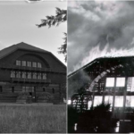 One of the World’s Largest Log Cabin – The magnificent Forestry Building in Portland that was lost in a fire, 1905_ml