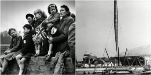 Pictures of the 1951 Festival of Britain on the South Bank in London_ml