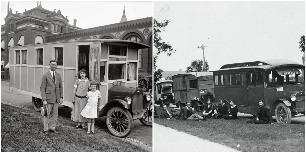 “Rolling Retreats: The Charm of Early 20th Century Wooden Mobile Homes in Photographs”_trunghinhsu