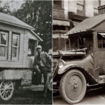 Rolling Through History – Vintage Wooden Homes on Wheels in Early 20th Century Photographs_ml