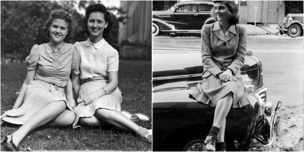 Skirts and Saddle Shoes: Favorite Styles of ’40s Teenage Girls_top1