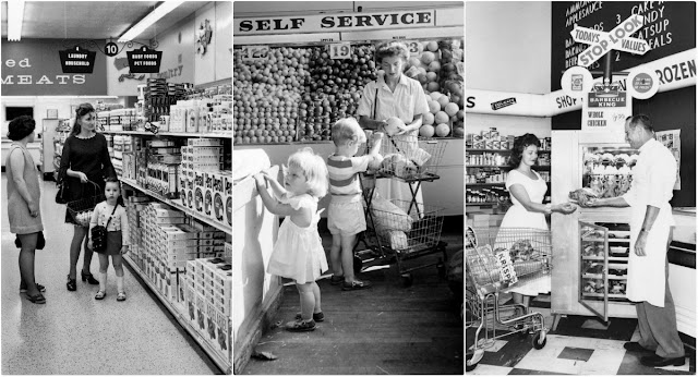 Supermarkets in the Mid-20th Century Through Fascinating Vintage Photos_ml