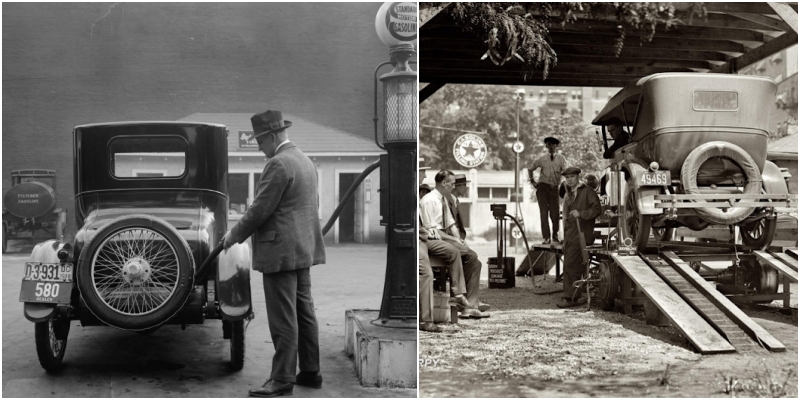 These Old Photos Show What Gas Stations Looked Like in the US From the 1920s and 1940s_ LINH