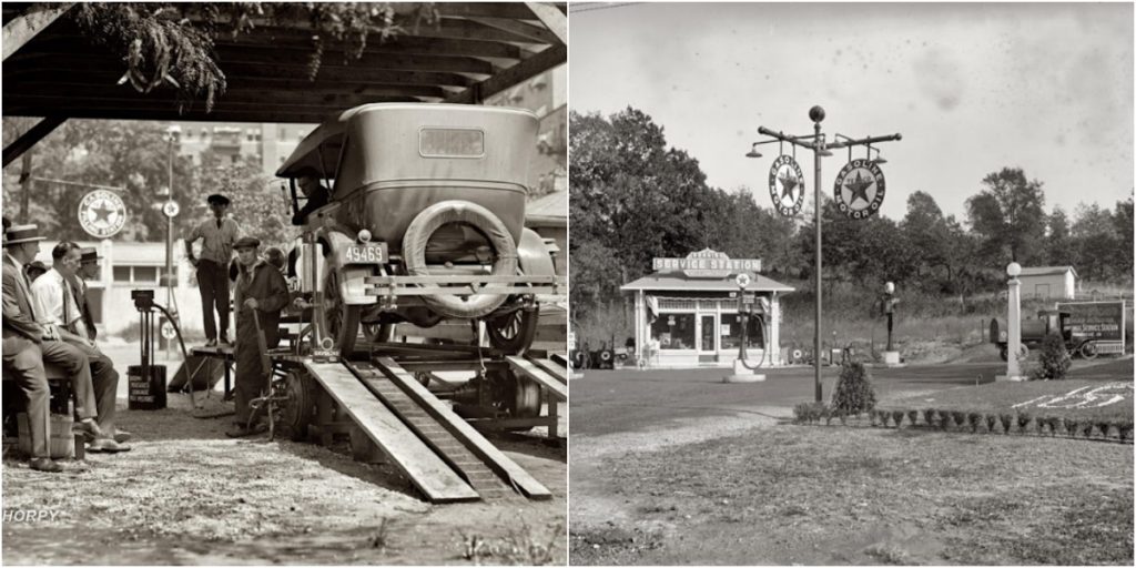 These Old Photos Show What Gas Stations Looked Like in the US From the 1920s and 1940s_top1