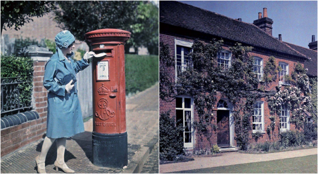 Vibrant Glimpses of England – Rare Color Photos Depicting Work and Leisure in 1928_ml