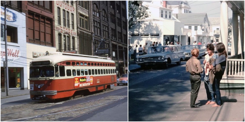 Vintage City & Town Views: A Look Back at the Street Scenes of the U.S in the 1960s _ US Memories _ LINH