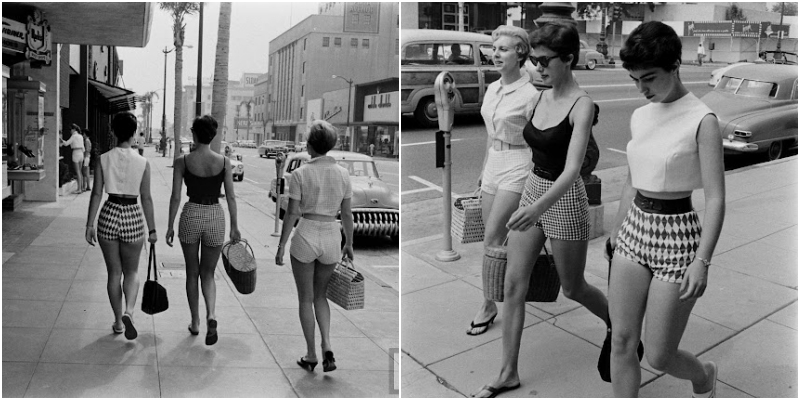 Women’s Shorts Fashion in the 1950s: The Era of Short Shorts _ US Memories _ LINH