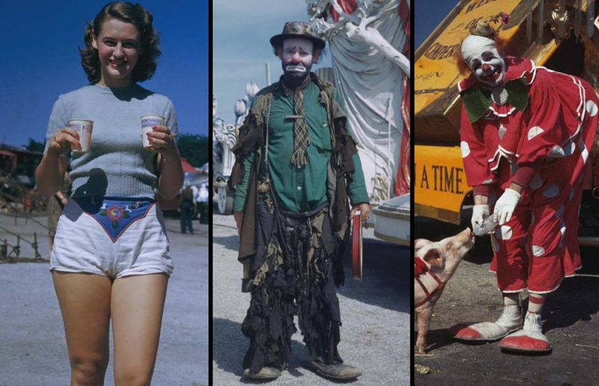 Stunning Colorful Photos of the Ringling Bros and Barnum & Bailey Circus in the Late 1940s_lag