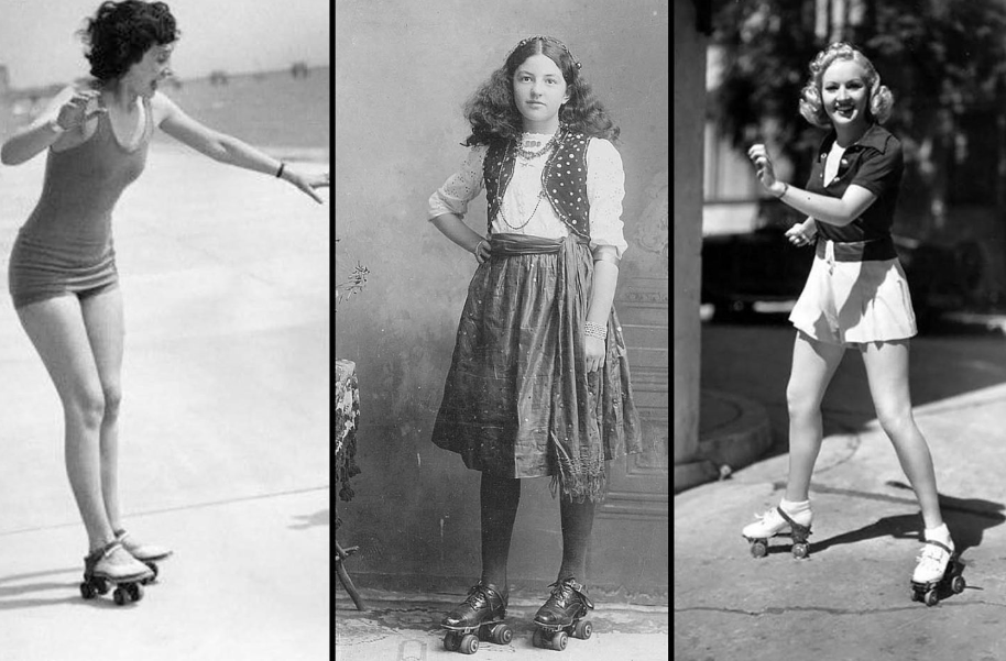 Charming Vintage Photos of Roller-Skating Girls From the Mid-20th Century_lag