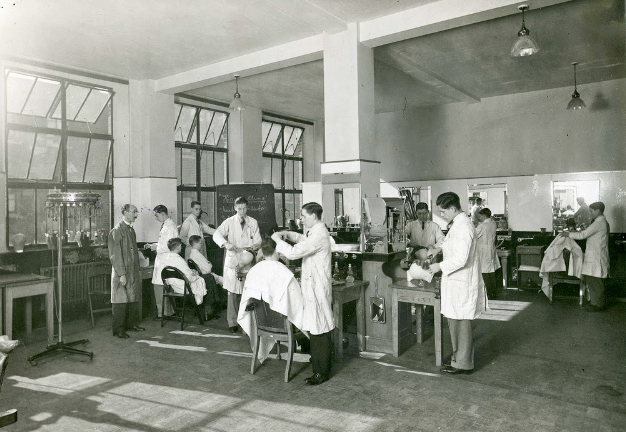 Polytechnic School of Hairdressing, ca. 1910s _ USStories