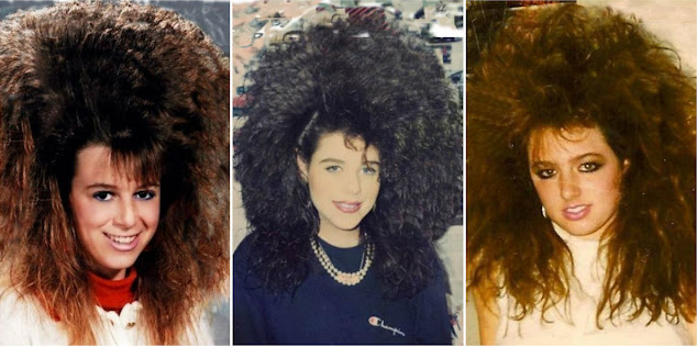 40 Vintage Snaps of Young Girls With Very Big Hair in the 1980s_lag