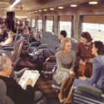 The Most Beautiful Train in the World: Interior of Southern Pacific Daylight Train From the 1930s and 1940s_lag