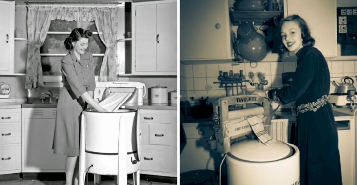 Vintage Photos Show the Early Days of Washing Machines, 1880s-1950s_lag