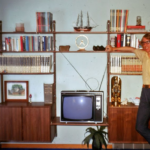 Vintage Photos of People Posing by Their TVs in the 1970s_lag