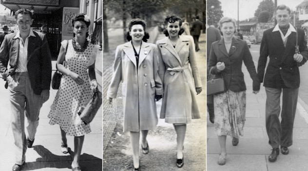 35 Vintage Photos That Defined Street Fashion in the 1940s_lag