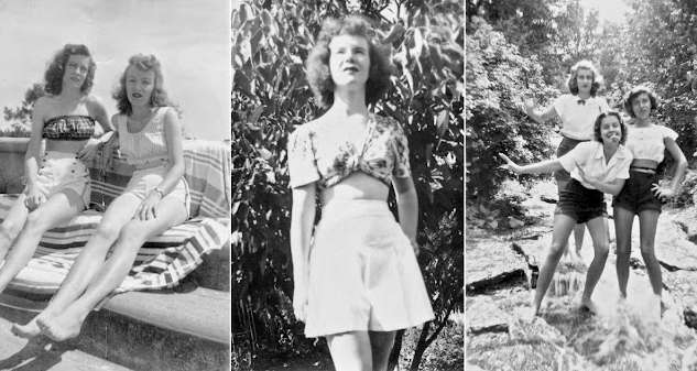 Shorts With Crop Top: The Favorite Summer Style of ’40s Young Women _ USStories