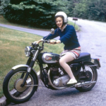 Vintage Photos of Girls in Mini Skirts on Bikes _ USStories