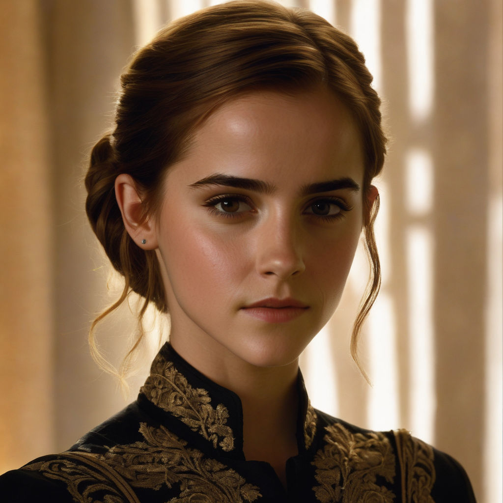 Emma Watson: Regal Grace on the Powerful Beauty Throne