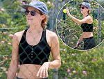 Emma Watson showcases sleek style and impressive tennis prowess in stunning Ibiza getaway