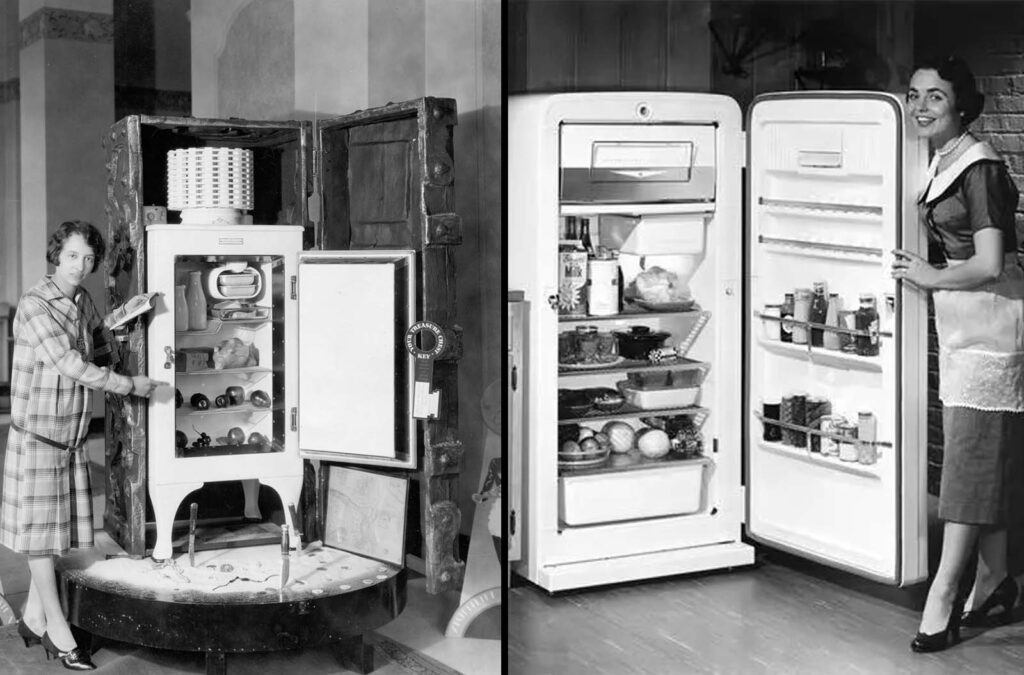 Refrigerators of the Past: A Fascinating Look at Vintage Refrigerator Ads and Photos from the 1920s to 1950s – Rare Historical Photos