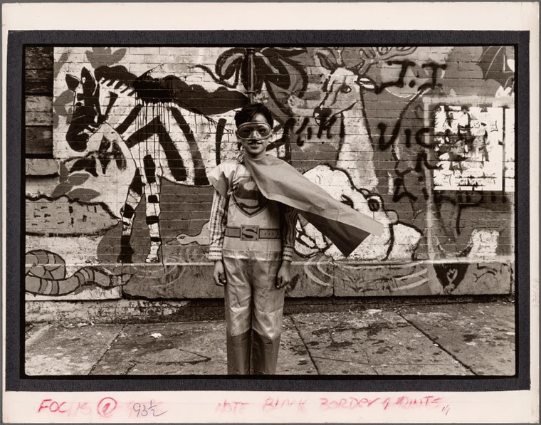 Black and White Photos of Children Posing in Their Halloween Costumes on the Streets of New York City From the 1970s