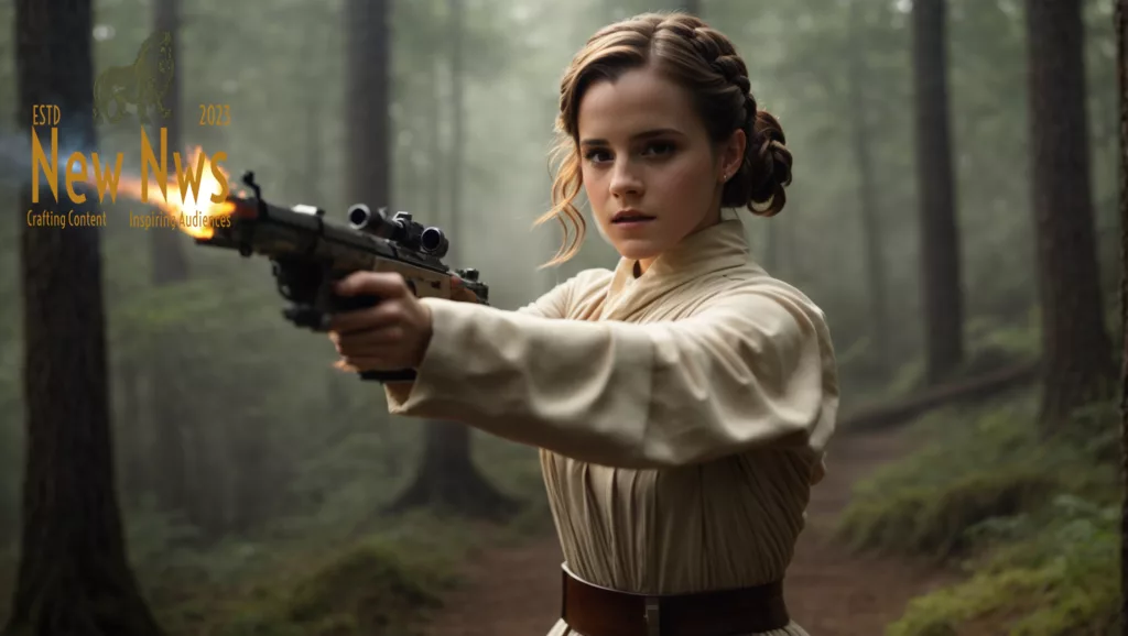 Emma Watson Channels Princess Leia: Embodying Royalty and Strength with Grace