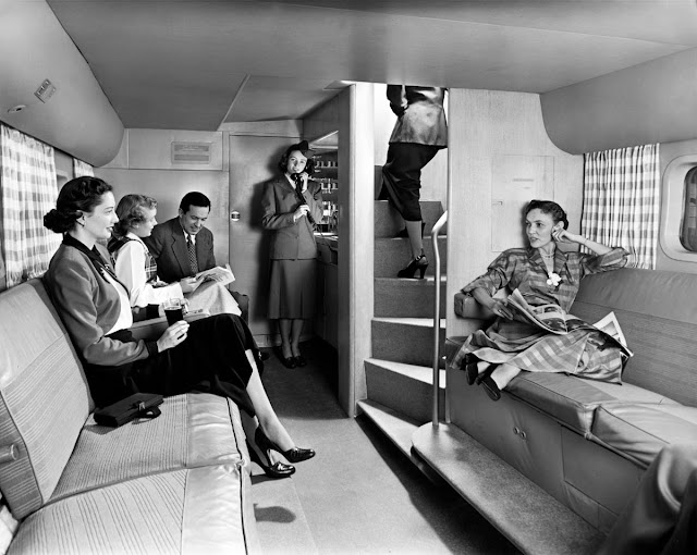 Inside a 1947 Boeing 377 Stratocruiser, the “Largest and Fastest Aircraft in Commercial Service”