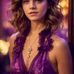 Emma Watson’s Radiant Elegance: A Captivating Presence in Purple