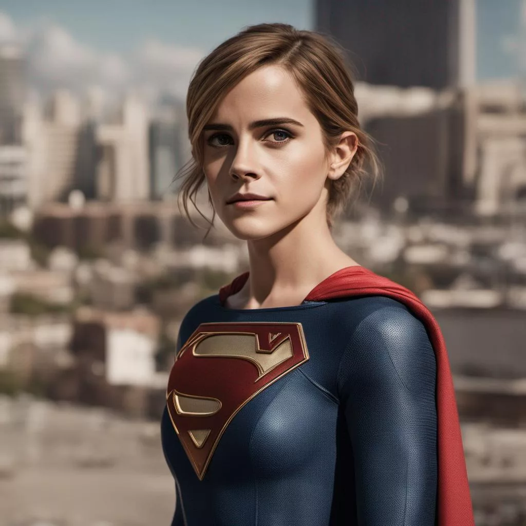 Emma Watson Soars as Supergirl: A Tale of Strength, Grace, and Empowerment